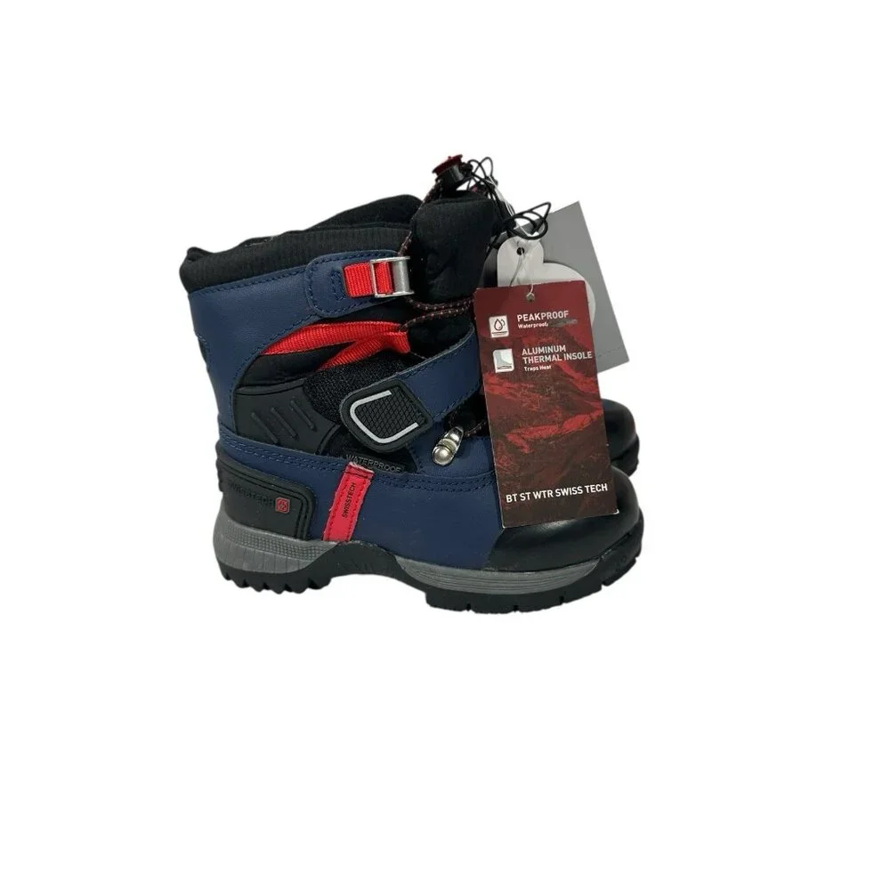 3M thinsulate toddler leather memory foam winter snow boots size 8‎